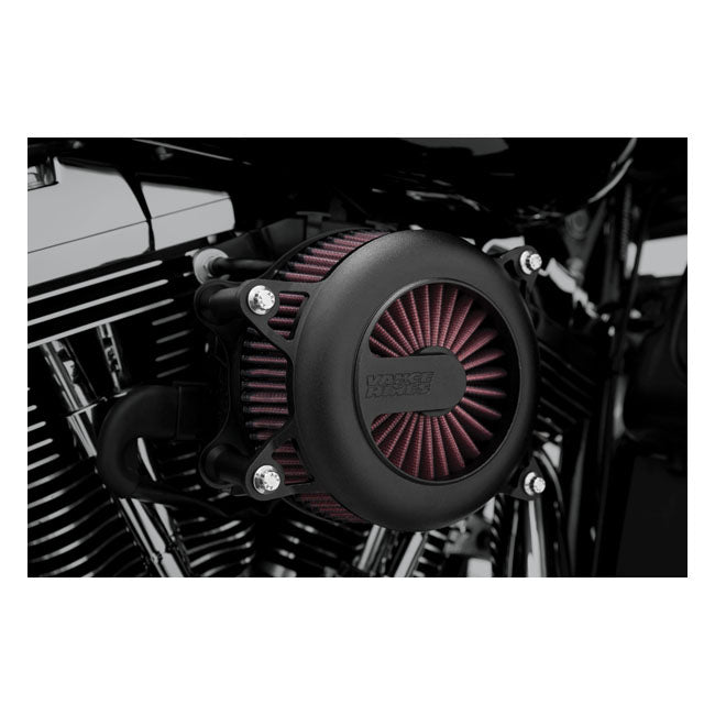 VO2 Rogue Air Cleaner Kit Wrinkle Black For 18-23 Softail