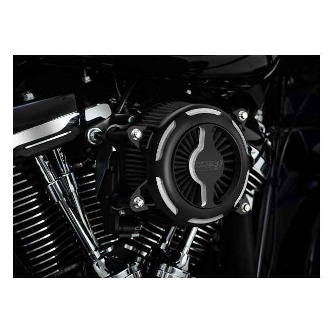 VO2 Blade Air Cleaner Kit Contrast Cut Matt Black For 18-23 Softail