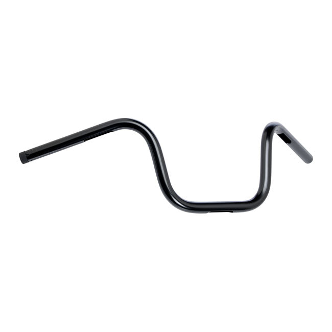 1 Inch Chumps Handlebar 8 Inch Rise Black TUV Approved Fits 82-21 H-D Mech. Or E-Throttle With 1" I.D. Risers