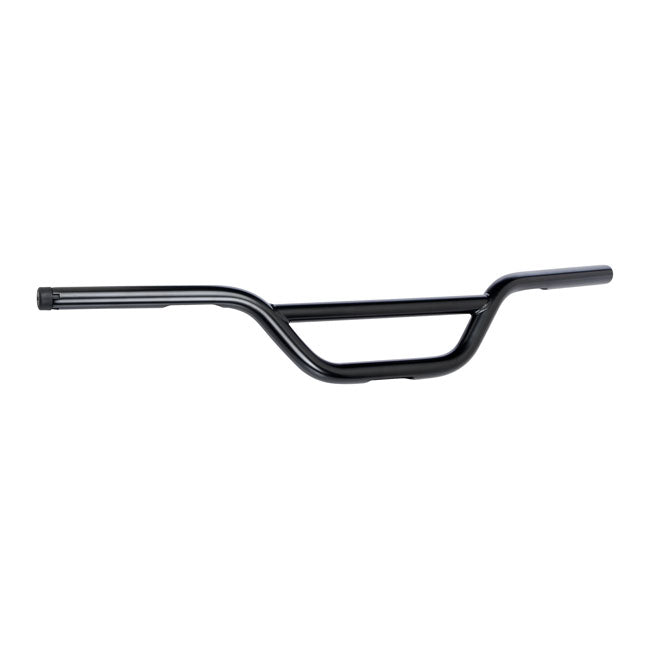 1 Inch Moto Bar Black TUV Approved Fits 82-21 H-D Mech. Or E-Throttle With 1" I.D. Risers