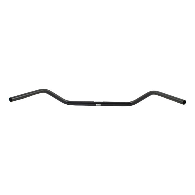Flat Track Bar Black TUV Approved - 1 Inch For 82-21 H-D