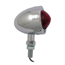 Bullet Marker Light Chrome Red Lens Sf Ext Stud Mount