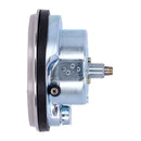 FL Speedometer 41-45 Face Silver / Black 2:1 Kmh