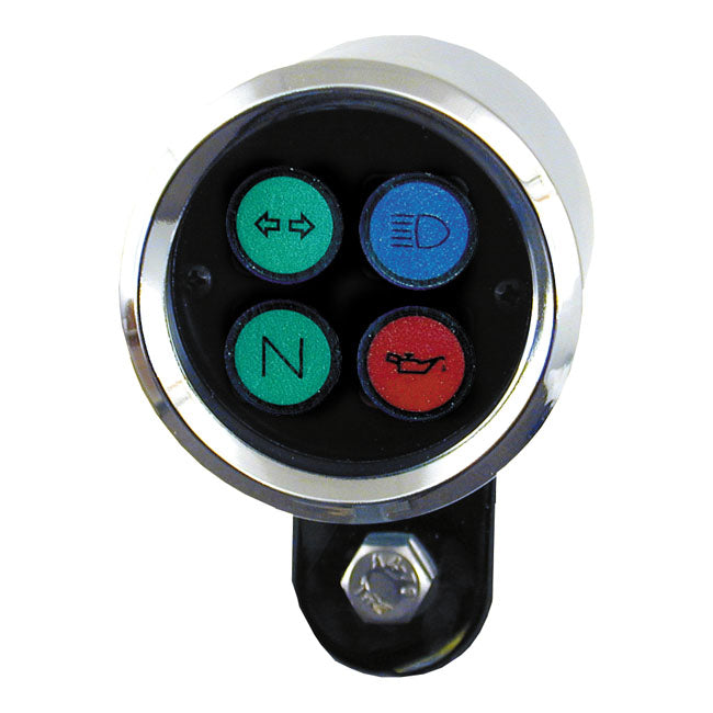 Ultra Mini Round Indicator Lights Black