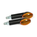 Cateye Mini Turn Signals 40Mm Stem Black With Amber Lens