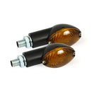 Cateye Mini Turn Signals 20Mm Stem Black With Dark Lens