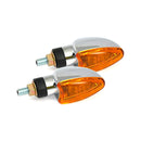 Arrow Mini Turn Signals With Arrow Shaped Lens Chrome