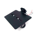 Side Mount France License Plate Bracket For 10.5mm Mount Hole