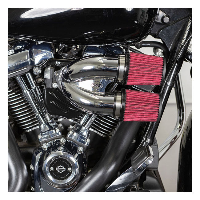 Tuned Induction Air Cleaner Kit Chrome For 18-22 Softail