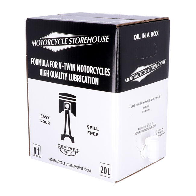 SAE 50 Mineral Motor Oil 20 Liter Box
