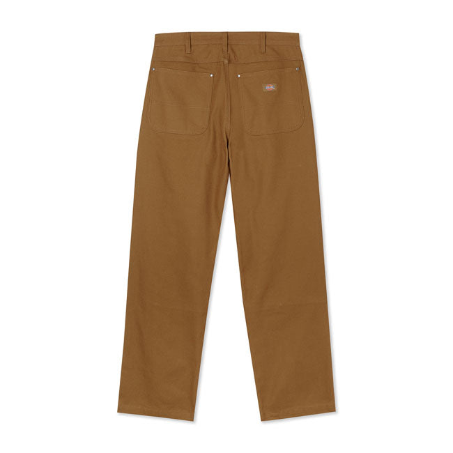 Dickies Duck Canvas Utility Trousers Stone Washed Brown Duck