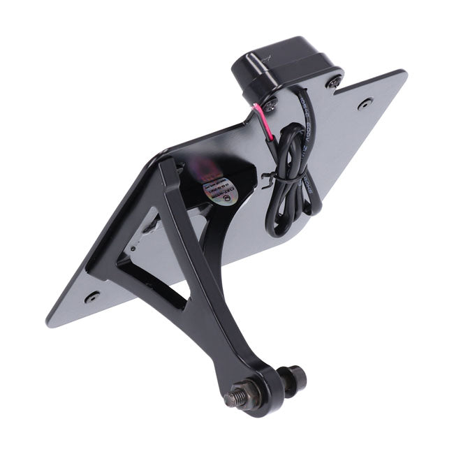 Side Mount License Plate Bracket Black Switzerland For 21-22 Sportster S