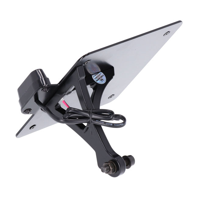 Side Mount License Plate Bracket Black Italy For 21-22 Sportster S