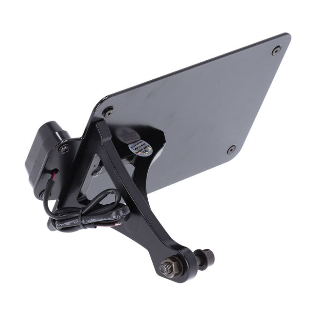 Side Mount License Plate Bracket Black France For 21-22 Sportster S
