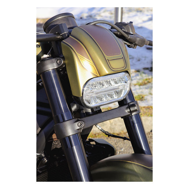 Headlamp Mask Kit "NRS Style" Matt Black Unpainted Finish