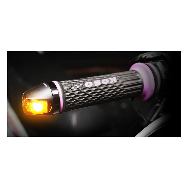 Knight LED Bar End Turnsignal Black