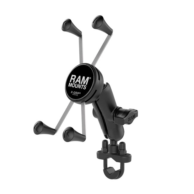 X-Grip Phone Mount With U-Bolt Base Large Phones - Medium Socket Arm