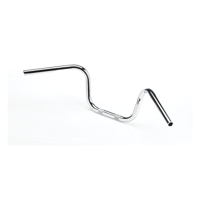 1 Inch Chumps Handlebar 8 Inch Rise Chrome TUV Approved Fits Pre-81 H-D With 1" ID Risers