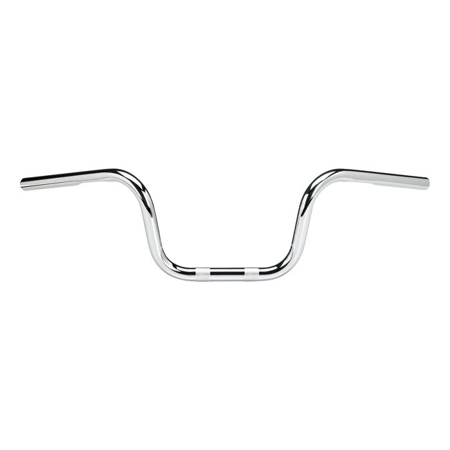 1 Inch Chumps Handlebar 8 Inch Rise Chrome TUV Approved Fits Pre-81 H-D With 1" ID Risers