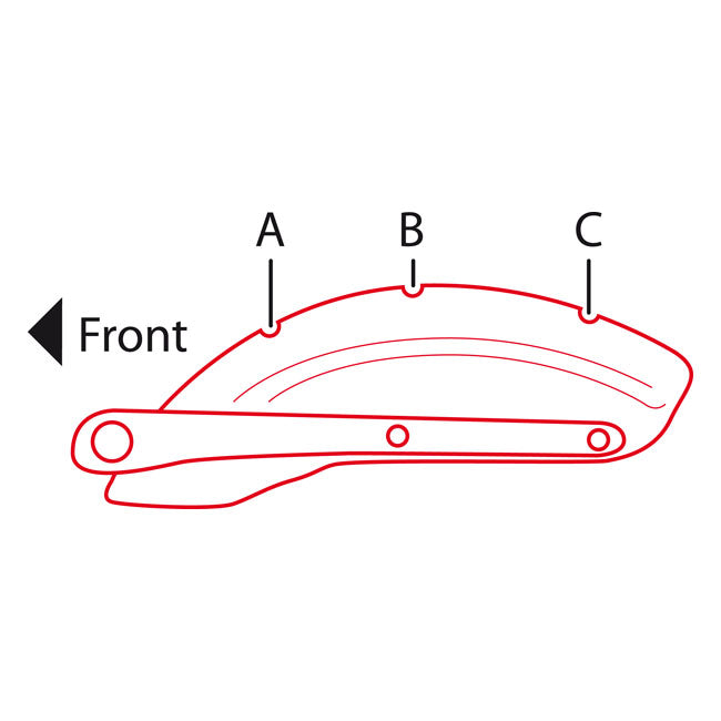 Luggage Rack For Solo Seat Chrome For 04-21 XL With B & C Mount Holes