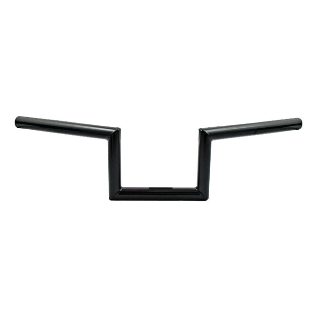 1 Inch Zed Handlebar Black TUV Approved Fits Pre-81 H-D With 1" ID Risers