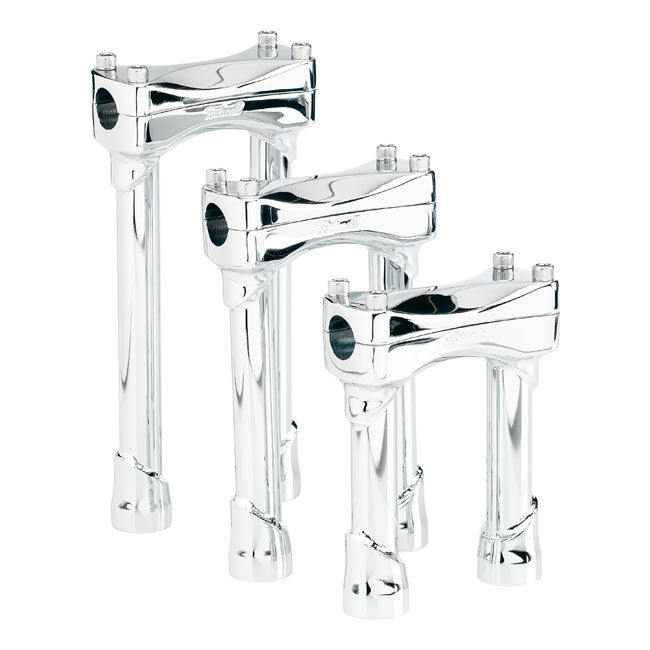 Murdock Risers 6 Inch Chrome TUV Approved