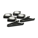 Fingers Adjustable Headlamp Bracket Assembly Black - 38-41mm
