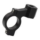 Cnc Mirror Clamp 10Mm Threaded Black For Universal for 1 Inch / 25.4mm Diameter handlebars