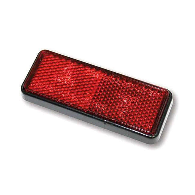 Universal B-Seen Reflector Rectangular 91.5X36Mm Red