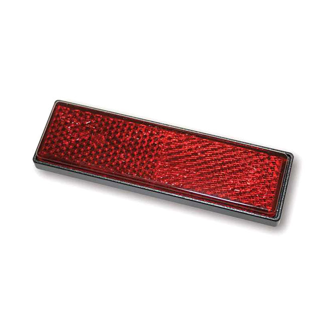 Universal B-Seen Reflector Rectangular 94X28Mm Red 943481