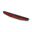 Universal B-Seen Reflector Rectangular 122X15Mm Red