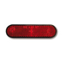 Universal B-Seen Reflector Rectangular/Round Corners Red