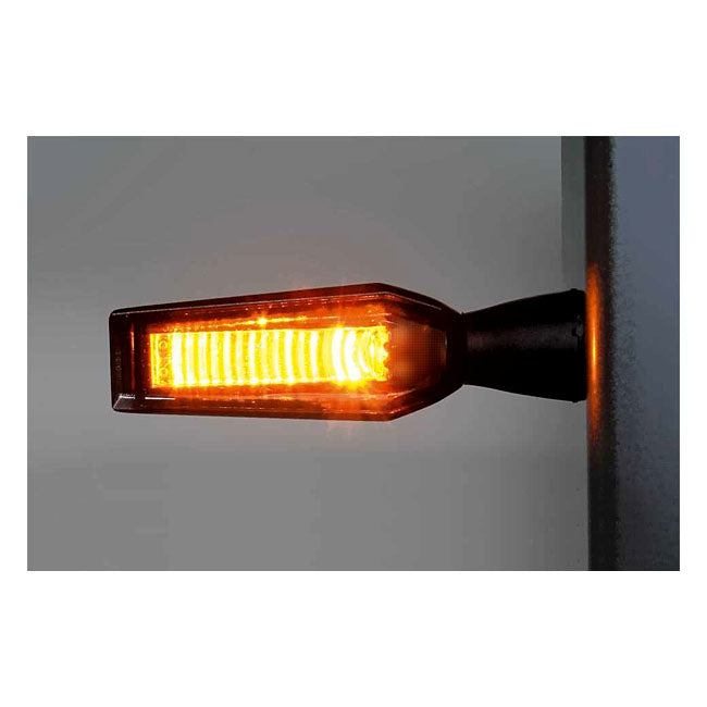 Falcon LGT LED Turn Signal Black / Smoke Lens