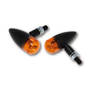 Midi Bullet Turn Signal Set Black