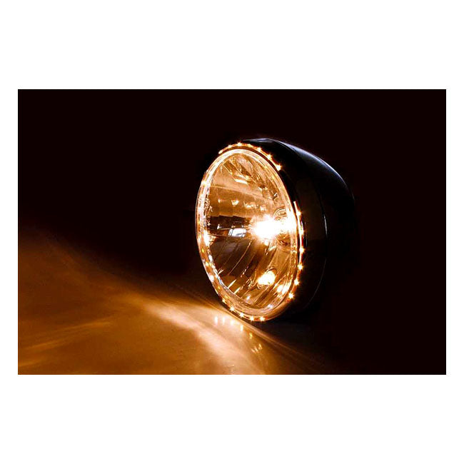 Reno II 7 Inch H-4 Headlamp Chrome Housing