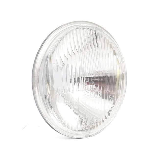 154Mm H4 Headlamp Unit Ribbed Lens
