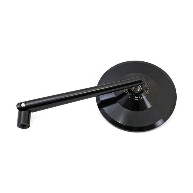 Montana Round Mirror Black, L&R