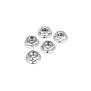 1/4-20 Flange Nut Chrome