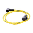 Universal 40 Inch Spark Plug Wire Set Cotton Cloth Yellow/Black For Universal With pre-1999 style coil