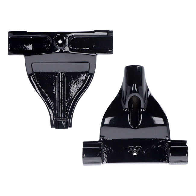 Passenger Floorboard Mount Brackets For M8 Softail Black