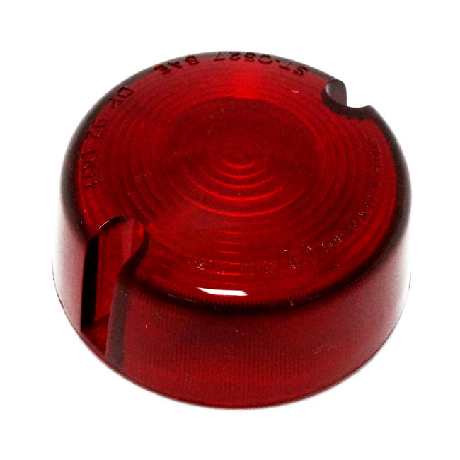 Replacement 3 Inch Bullet Turn Signal Lens Red