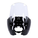 Headlamp Fairing Gloss Black Clear Windshield