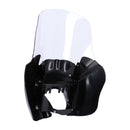 Headlamp Fairing Gloss Black Clear Windshield