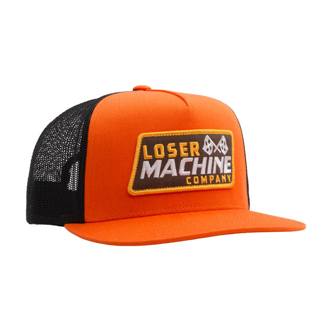Loser Machine Finish Line Trucker Cap Orange / Black