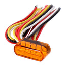 Fastline Led Light Taillight With Turn Signal Amber Lens