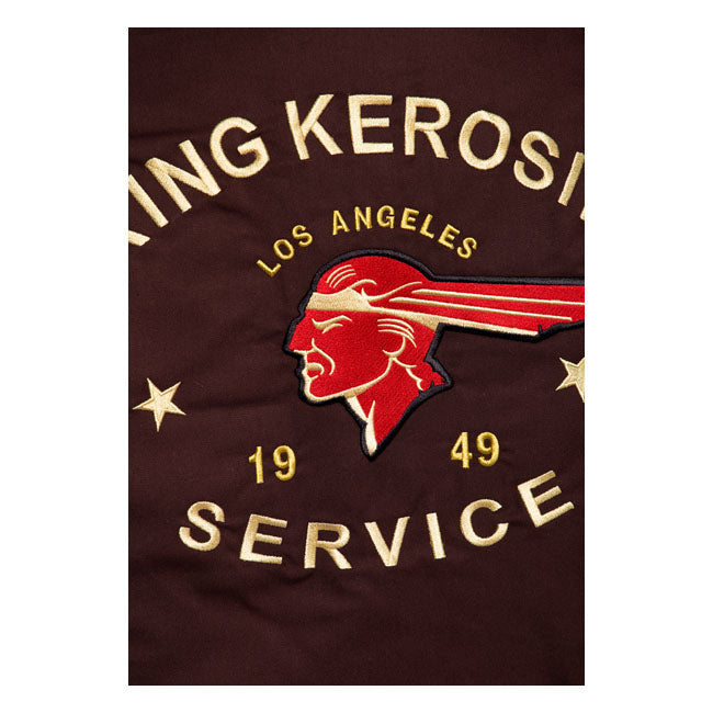 King Kerosin 1949 Service Worker Jacket Dark Brown