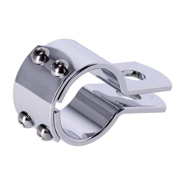 3-Piece Clamp 1-1/2 Inch Chrome Steel For Round Tubes