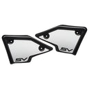 Side Number Plates Black Gloss For Suzuki: 16-21 SV650