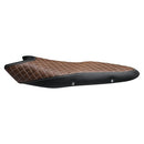 SV650 Seat Brown Pleated For Suzuki: 16-21 SV650