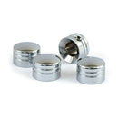 Head Bolt Cover Kit Grooved Chrome For L85-17 B.T.